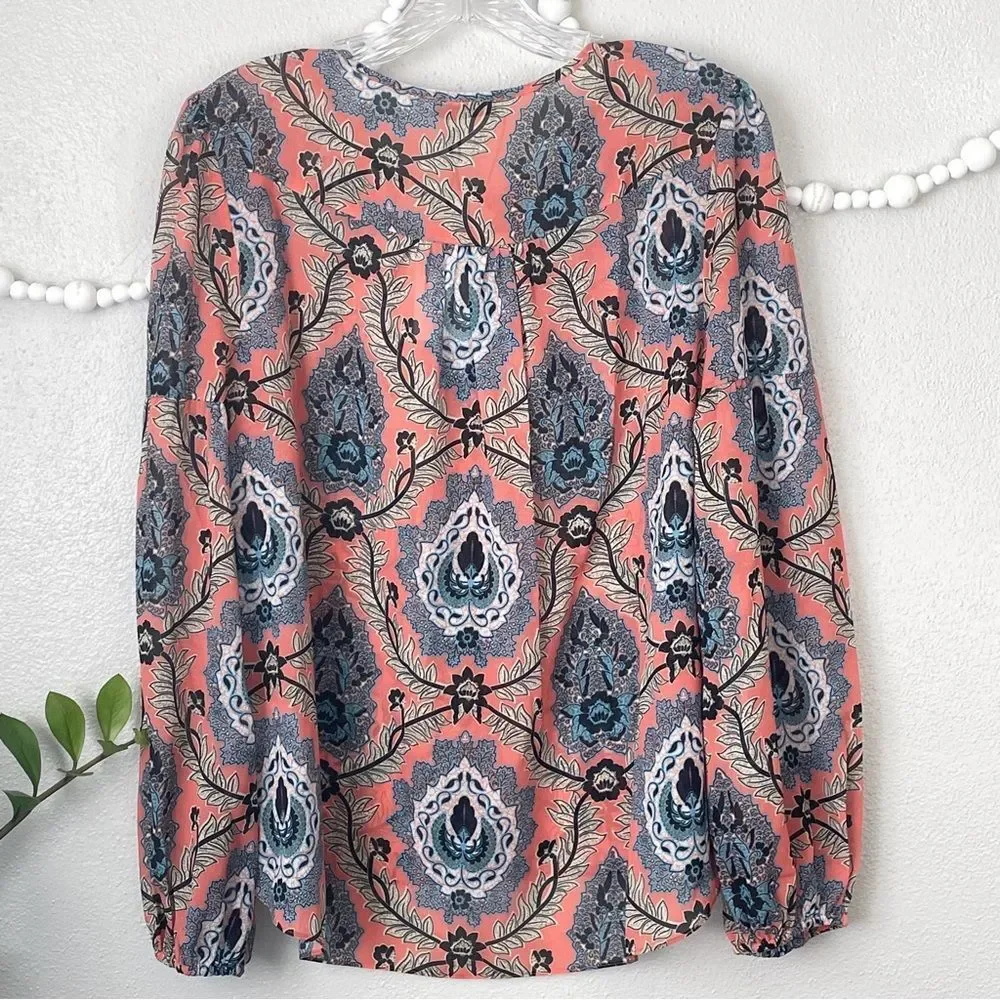 Cooper St Viva Sheer Floral Paisley Print Top - Picture 9 of 9